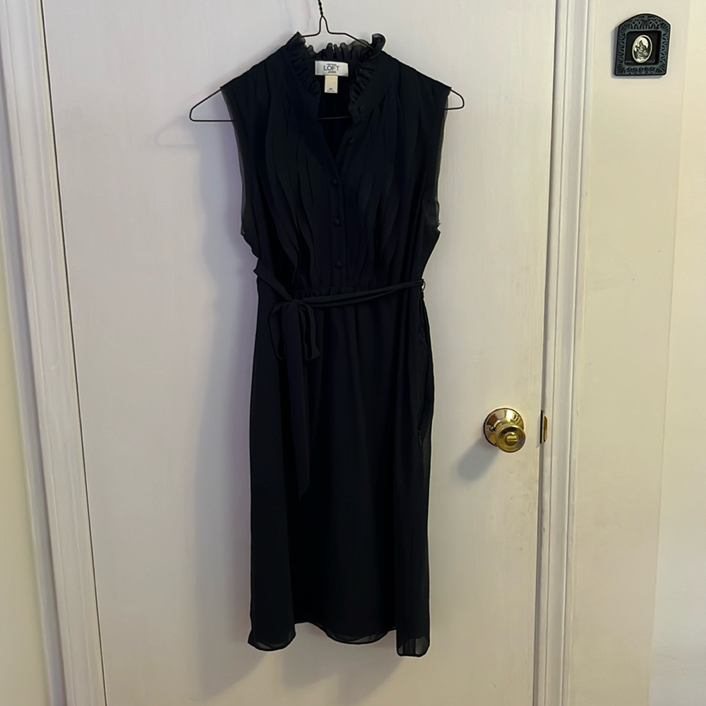 Navy Ann Taylor Loft dress